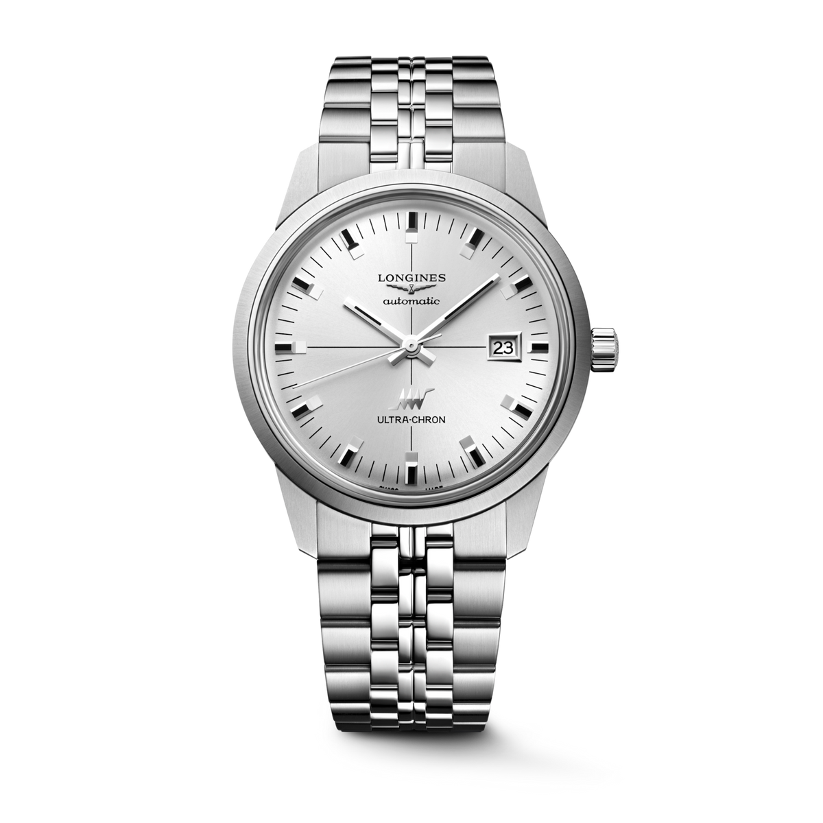 Longines Ultra-Chron Classic 40mm Sunray Silver Men's Watch L29374726