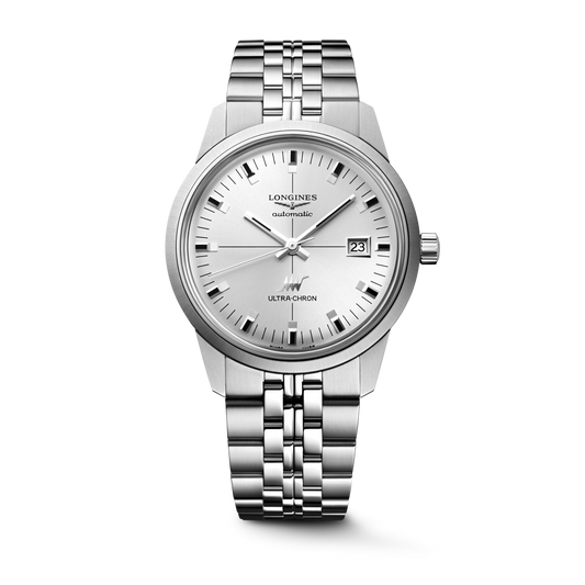 Longines Ultra-Chron Classic 40mm Sunray Silver Men's Watch L29374726