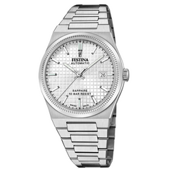 Festina Swiss Made 40mm My Swiss Time Silver Dial Men's Watch F20028/1