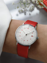Junghans Max Bill Damen 32.7mm Matt White Dial Women's Watch 47/4541.02