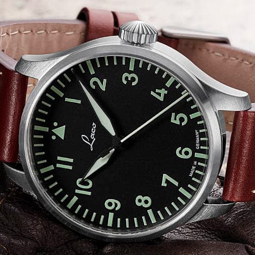 Laco Augsburg 42mm Automatic Black Dial Men's Watch 861688.2