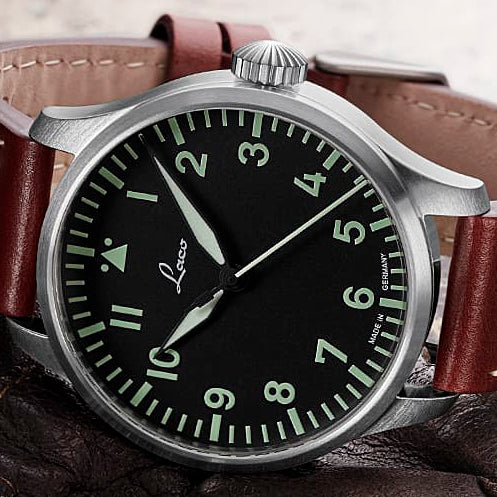 Laco Augsburg 42mm Automatic Black Dial Men's Watch 861688.2