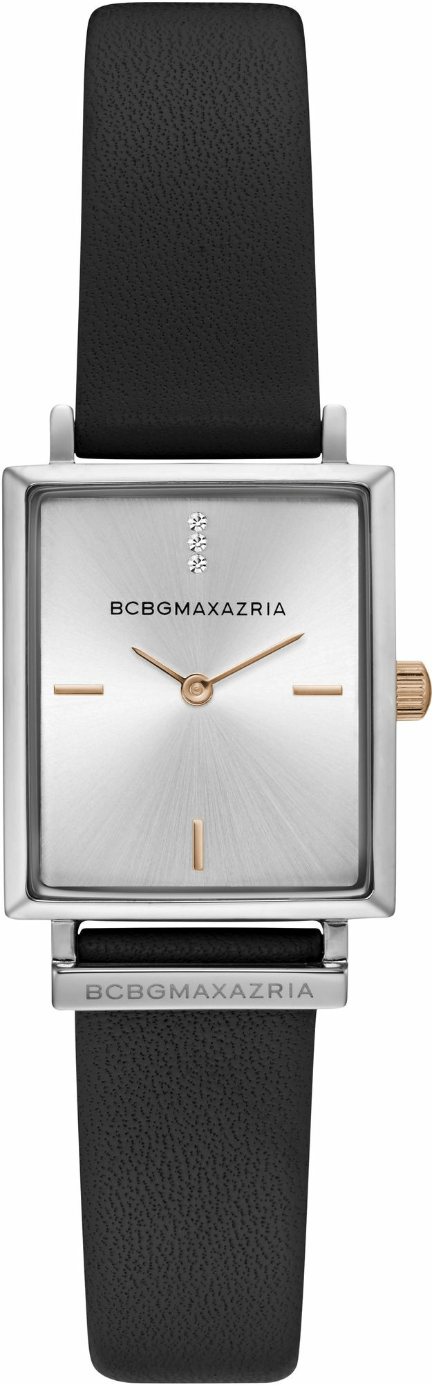 BCBGMAXAZRIA Classic 22mm Black Leather Women's Watch BG50820001