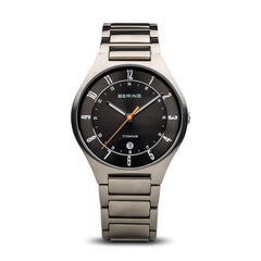 BERING 11739-772 Men's Watch Brushed Silver Titanium Gray Sunray Dial