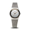 BERING Classic 27mm Polished Silver Milanese Strap Women's Watch 12927-010