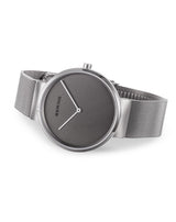 BERING Classic Brushed Silver Stainless Steel Mesh Band Women's Watch 14531-077