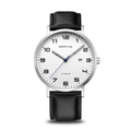 BERING Titanium Brushed Silver 40mm White Dial Men's Watch 18640-404