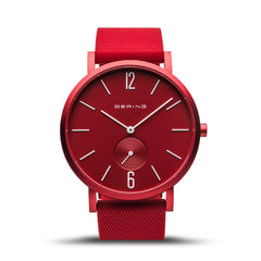 BERING True Aurora Matte Red 40mm Unisex Watch 16940-599