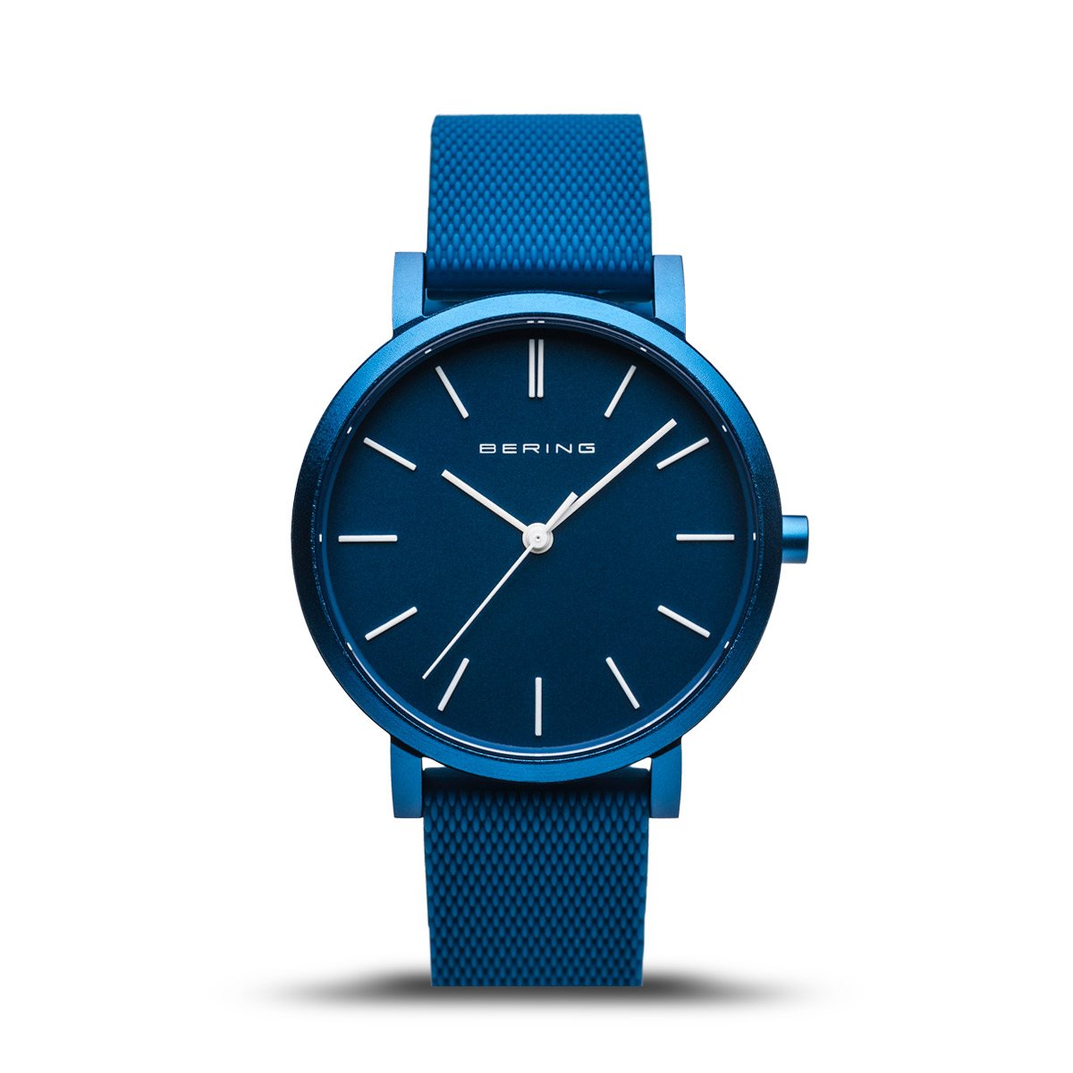 BERING True Aurora Matte Blue 34mm Unisex Watch 16934-799