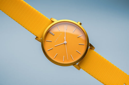 BERING True Aurora Matte Yellow 40mm Unisex Watch 16940-699
