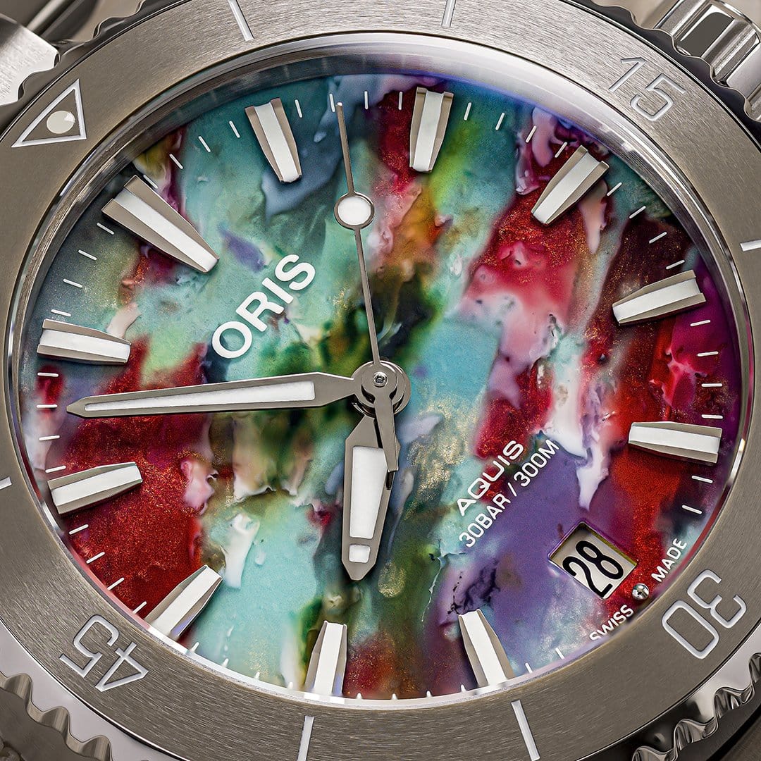 Introducing the new Oris x Bracenet Aquis with upcycled dial