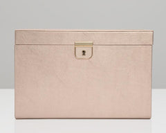 WOLF Palermo Rose Gold Large Jewelry Case 213016