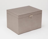WOLF Palermo Pewter Large Jewelry Case 213078