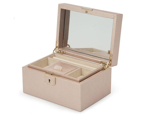 WOLF Palermo Rose Gold Small Jewelry Case 213116