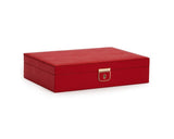 WOLF Palermo Red Medium Jewelry Case 213272