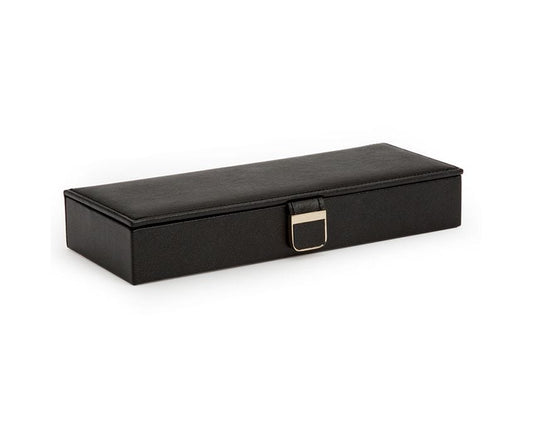 WOLF Palermo Black Anthracite Safe Deposit Jewelry Box 213502