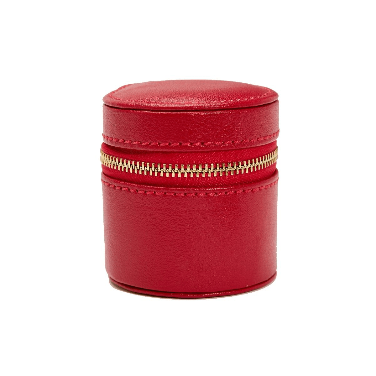 WOLF Palermo Red Double Watch Roll With Jewelry Pouch 213972