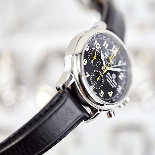 Ernst Benz Chronolunar 44mm Swiss Automatic GMT Moonphase Chronograph Men's Watch GC40311