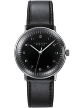 Junghans Max Bill Handaufzug Hand-Winding Black Dial Men's Watch 027/3702.02