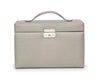 WOLF 280034 Pewter Saffiano Heritage Large Jewelry Box With Travel Case