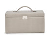 WOLF Heritage Pewter Saffiano Extra Large XL Jewelry Box 280234