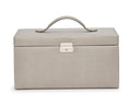 WOLF Heritage Pewter Saffiano Large Jewelry Box 280234