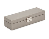WOLF Heritage Pewter Saffiano Safe Deposit Box 280334