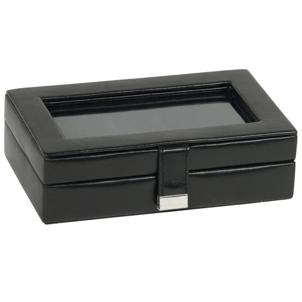 Women's Leather Jewelry Box in Black by Quince