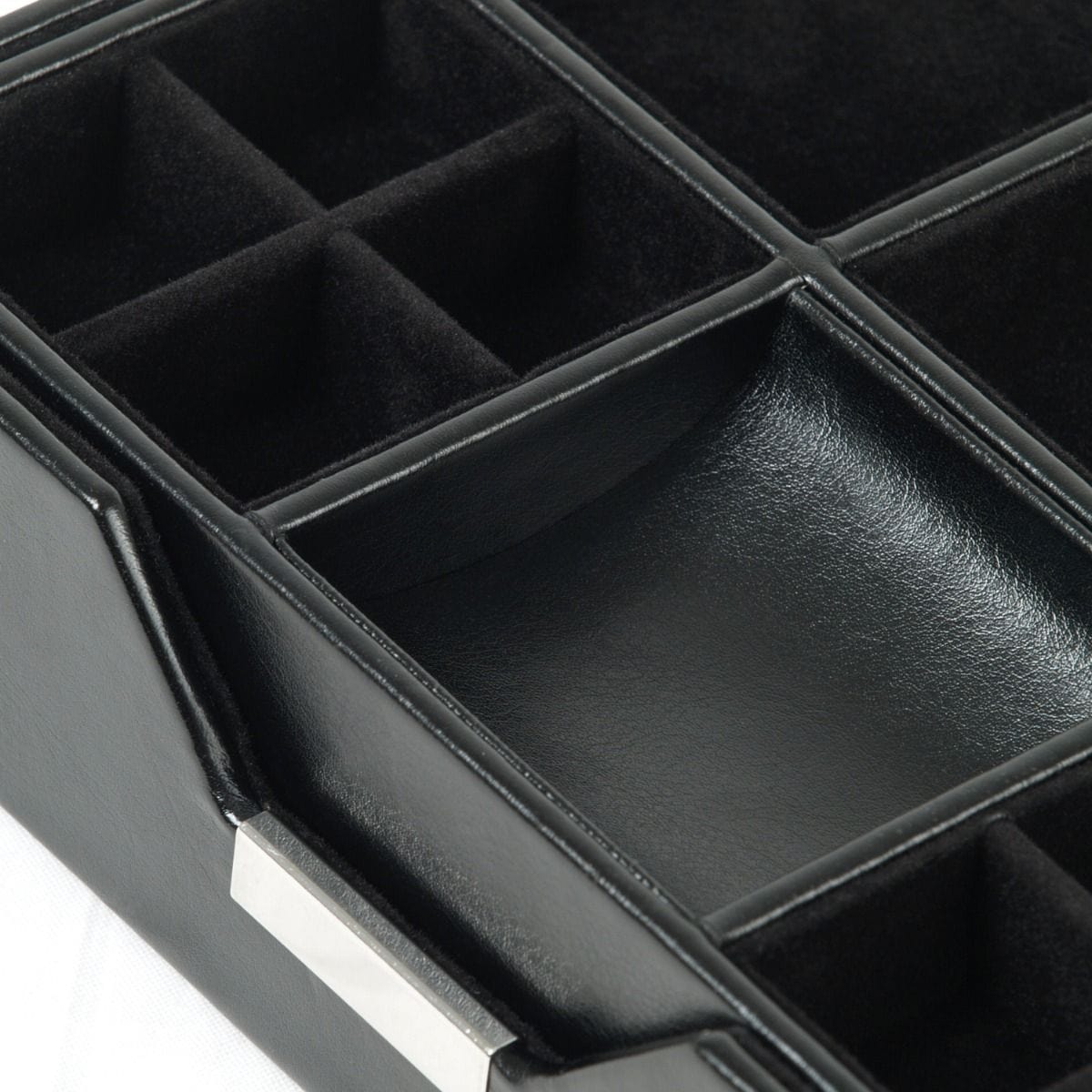 WOLF 290302 Black Heritage Set of two Valet Trays