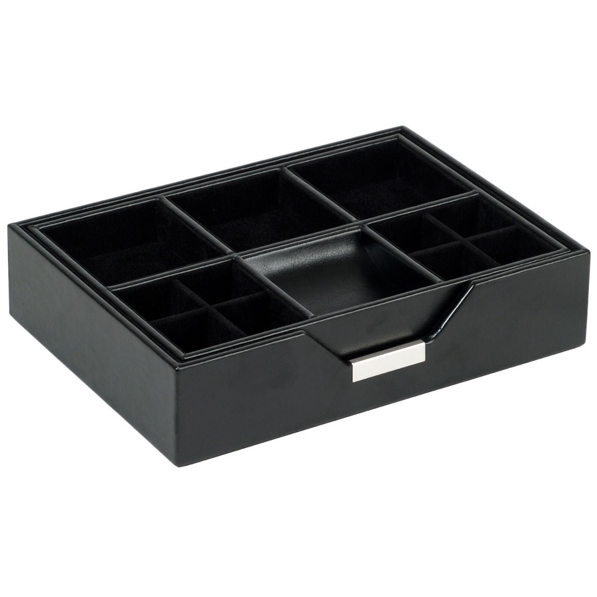 WOLF 290302 Black Heritage Set of two Valet Trays