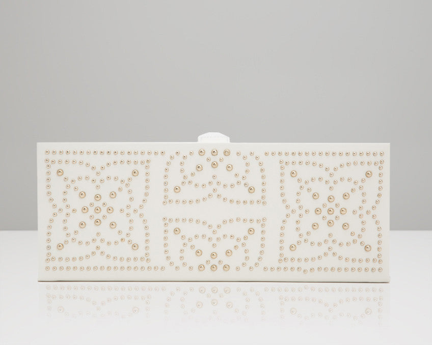 WOLF 308453 Marrakesh Cream Safe Deposit Box Studded Mosaic Design