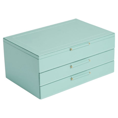 WOLF Sophia Jade Jewelry Box With Drawers 392030