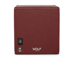 WOLF Cub Bordeaux Watch Winder With Glass Cover 461126