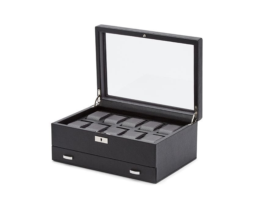 WOLF Viceroy 10 Piece Watch Box With Drawer 466202