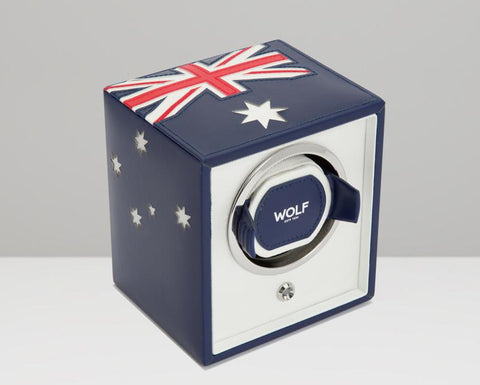 WOLF Navigator Australian Flag Cub Single Watch Winder 471104