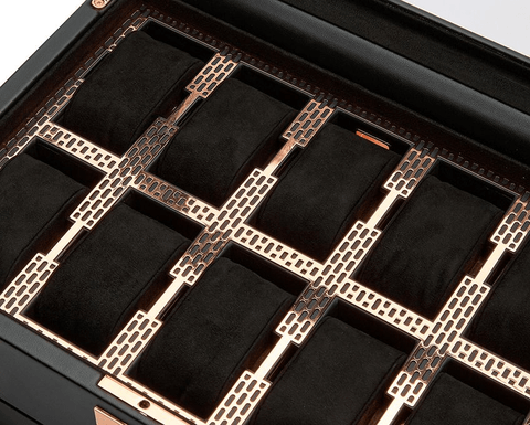 WOLF Axis 10 Piece Copper Watch Box 488116