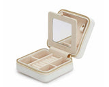 WOLF Maria Small Jewelry Zip Case White 766253