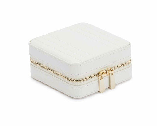 WOLF Maria Small Jewelry Zip Case White 766253