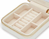 WOLF Maria Small Jewelry Zip Case White 766253