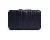 WOLF Maria Medium Jewelry Zip Case Navy 766317