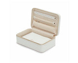 WOLF Maria Medium Jewelry Zip Case White 766353