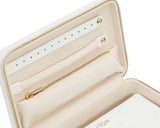 WOLF Maria Medium Jewelry Zip Case White 766353