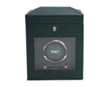 WOLF British Racing Green Single Watch Winder with Storage 792141