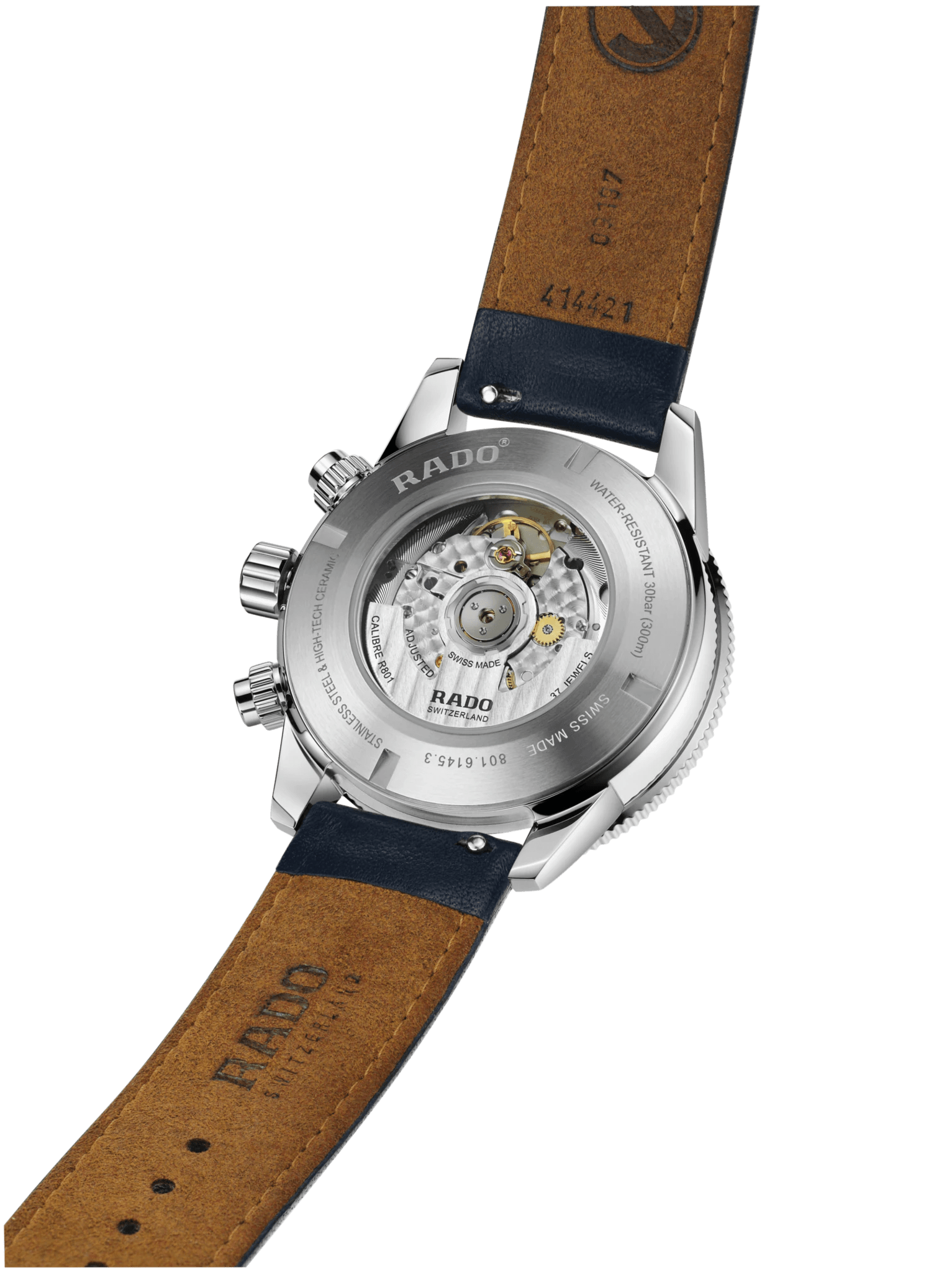 RADO Captain Cook Automatic Chronograph 43mm Blue Men's Watch R32145208