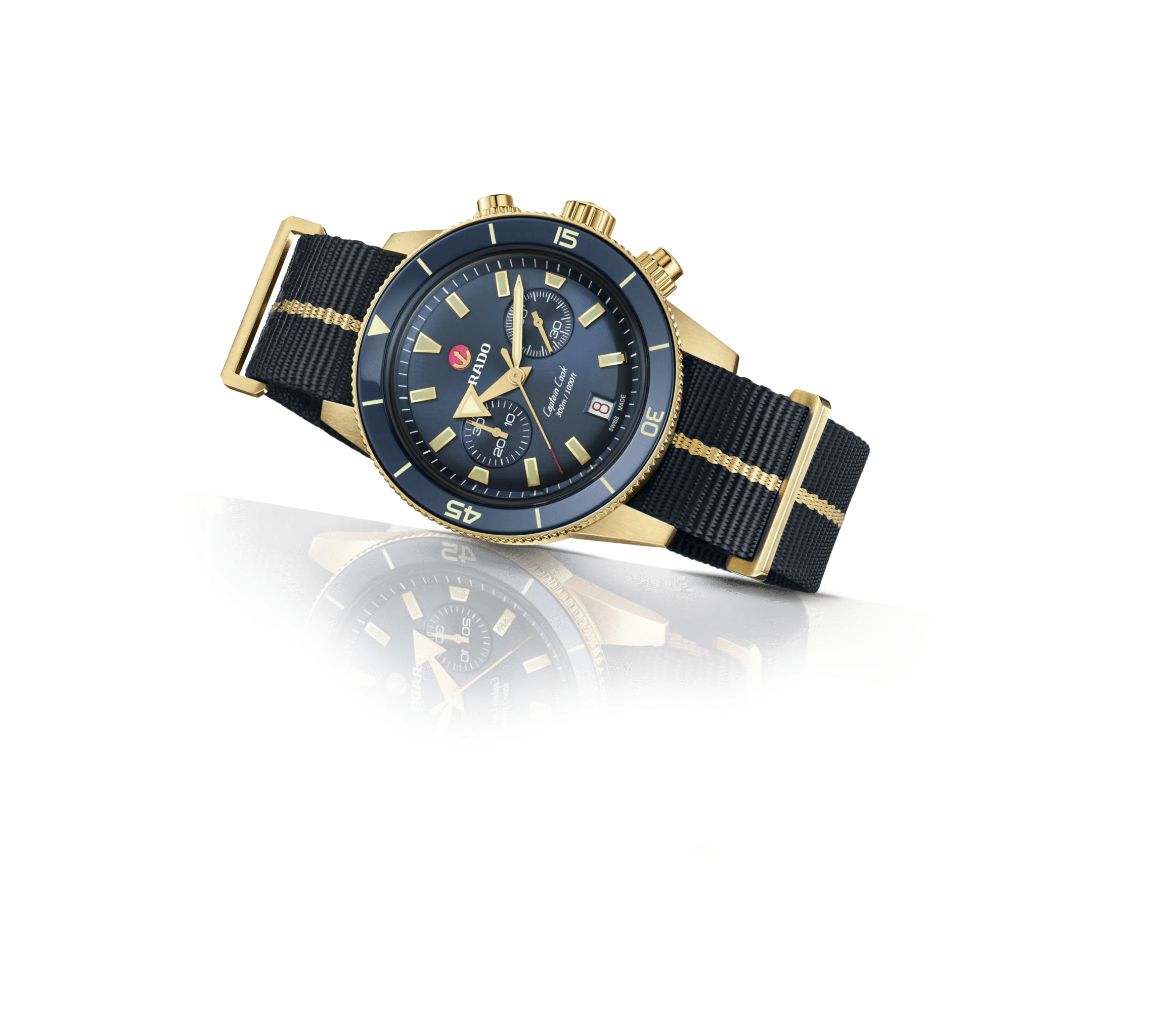 RADO Captain Cook Automatic Chronograph 43mm Bronze Men's Watch R32146208