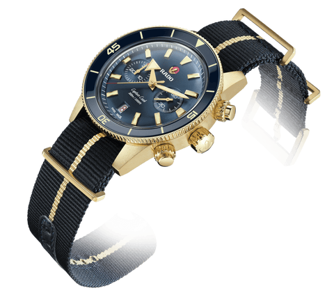 RADO Captain Cook Automatic Chronograph 43mm Bronze Men's Watch R32146208