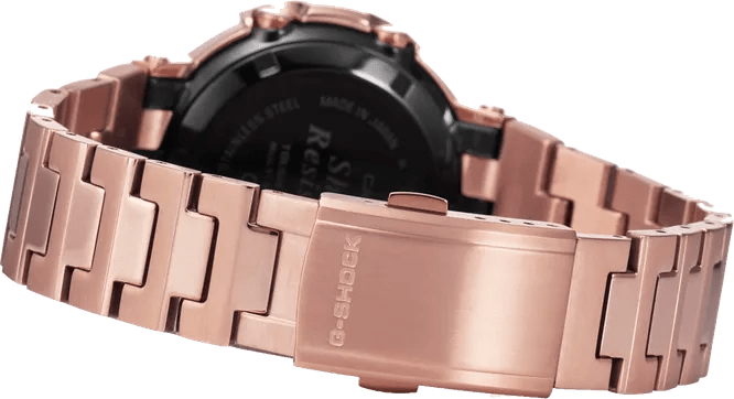 Rose gold g shock watch men's hot sale