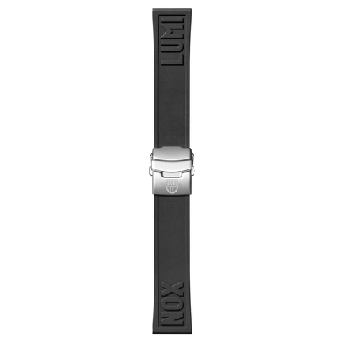 Luminox 24mm Cut-To-Fit Black Rubber Branded Strap FPX.2406.20Q.K