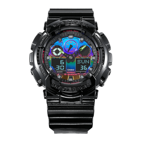 G-Shock Analog-Digital Virtual Rainbow Special Edition Men's Watch GA100RGB-1A