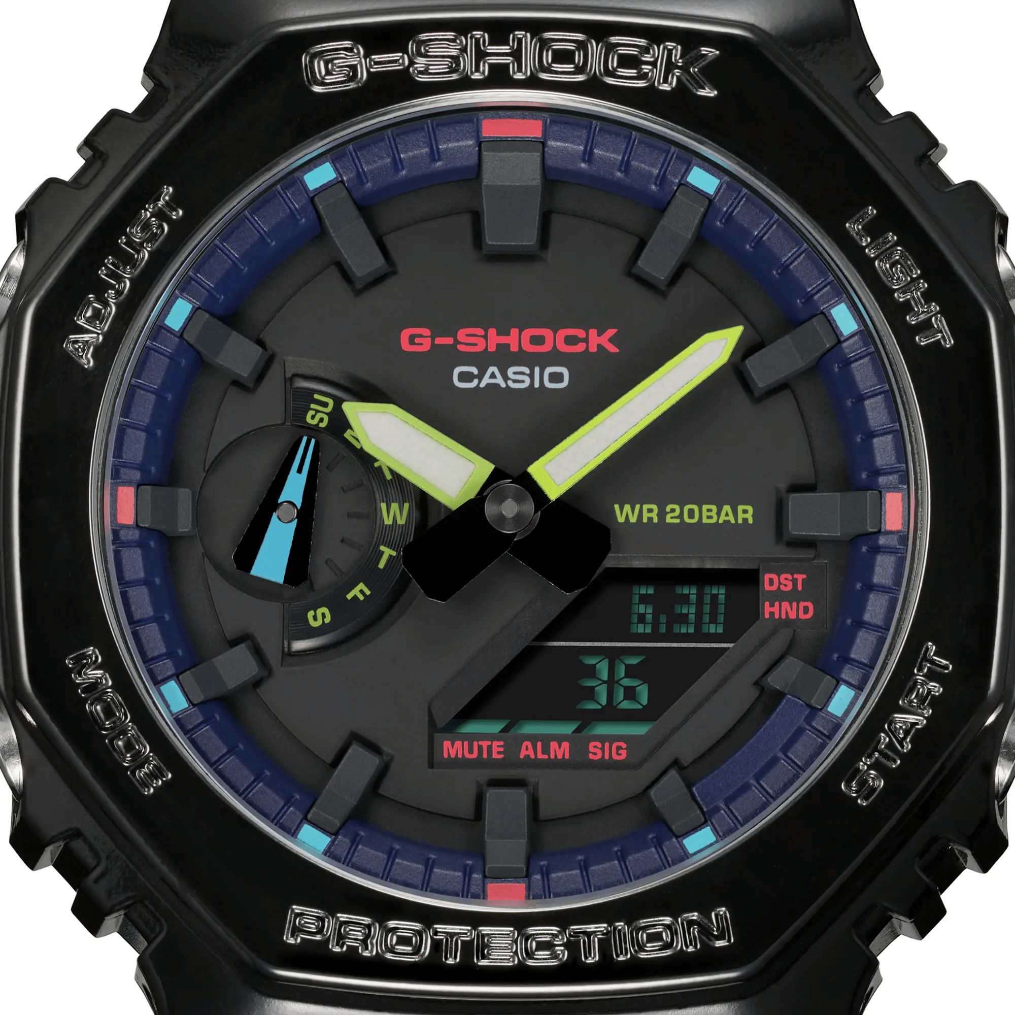 G-Shock Analog-Digital Virtual Rainbow Special Edition Men's Watch GA2100RGB-1A